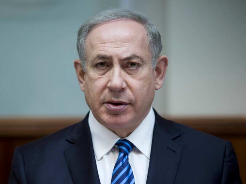 Israeli Prime Minister Benjamin Netanyahu  in Jerusalem.