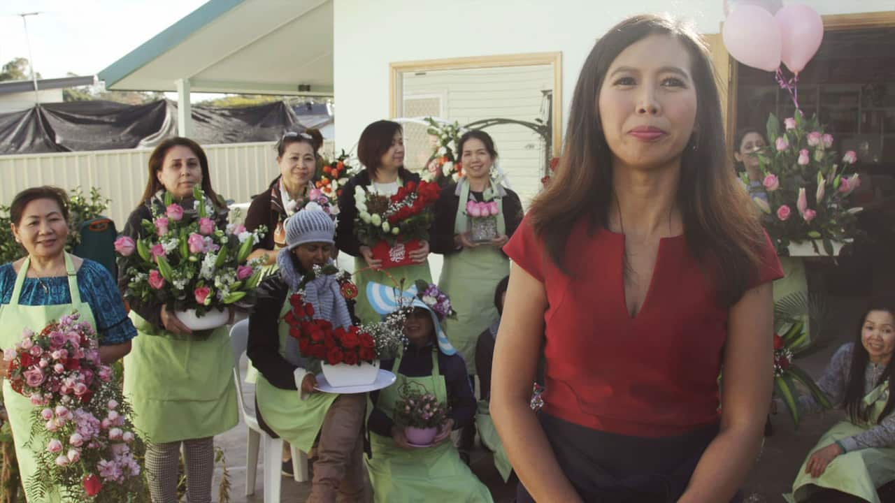 Sophea Chea founder of Angkor Flowers