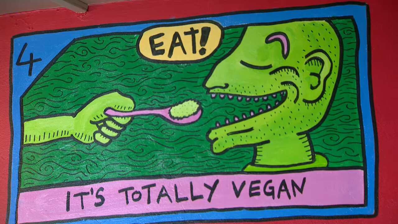 Lentil as Anything vegan sign