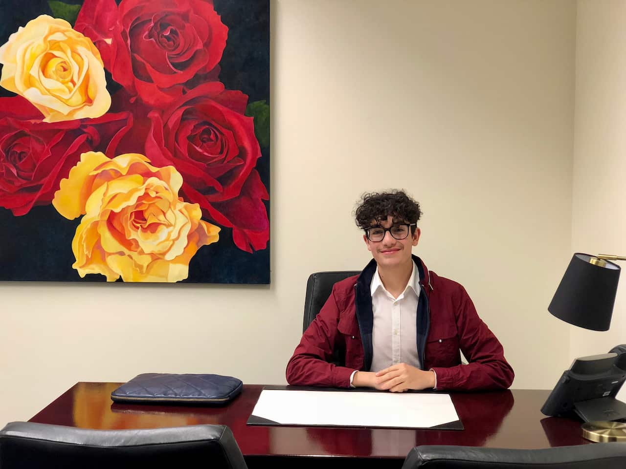 Fadi Abo at his Collins Street office.