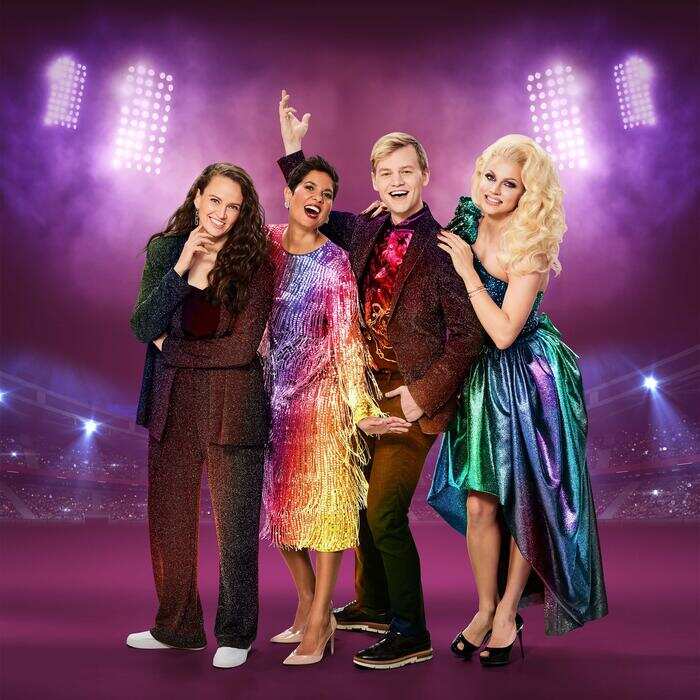 Mardi Gras 2021 Hosts - Zoë Coombs Marr, Narelda Jacobs, Joel Creasey & Courtney Act