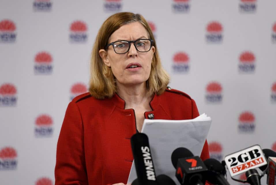 NSW Chief Health Officer Dr Kerry Chant