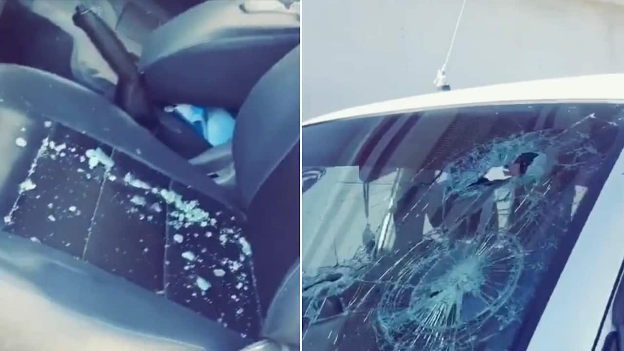 Five rounds hit the car, including one that barely missed Ali* in the driver's seat