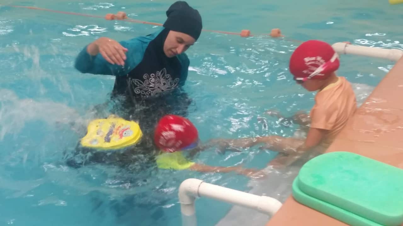 Swimming muslim mixed gender Switzerland Australia