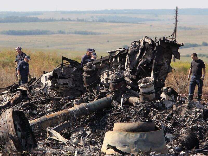The MH117 crash site