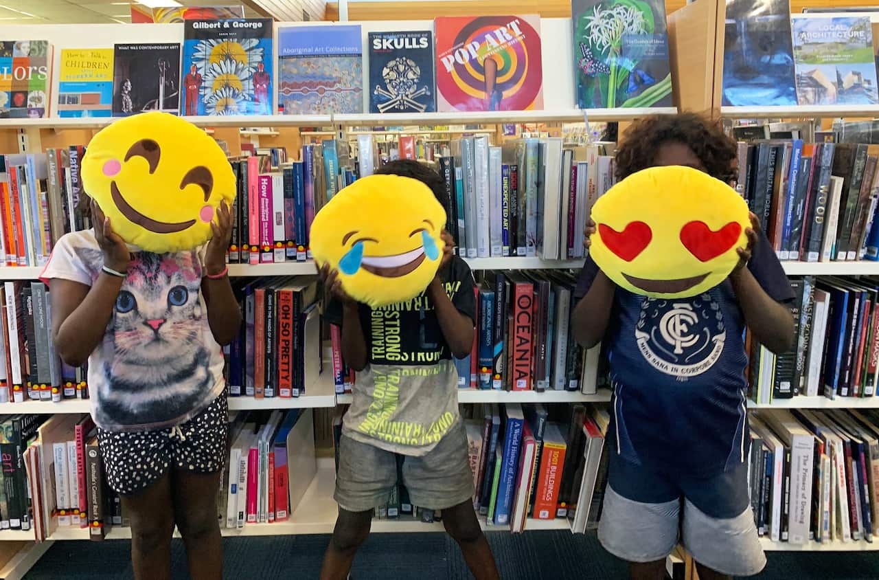 The emojis are being developed by young people on Arrernte country.
