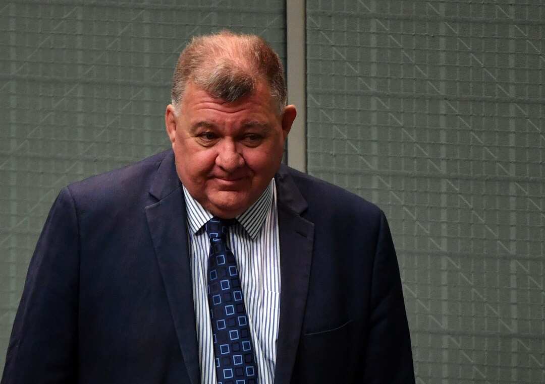 Craig Kelly in the House of Representatives at Parliament House in Canberra, Monday. 