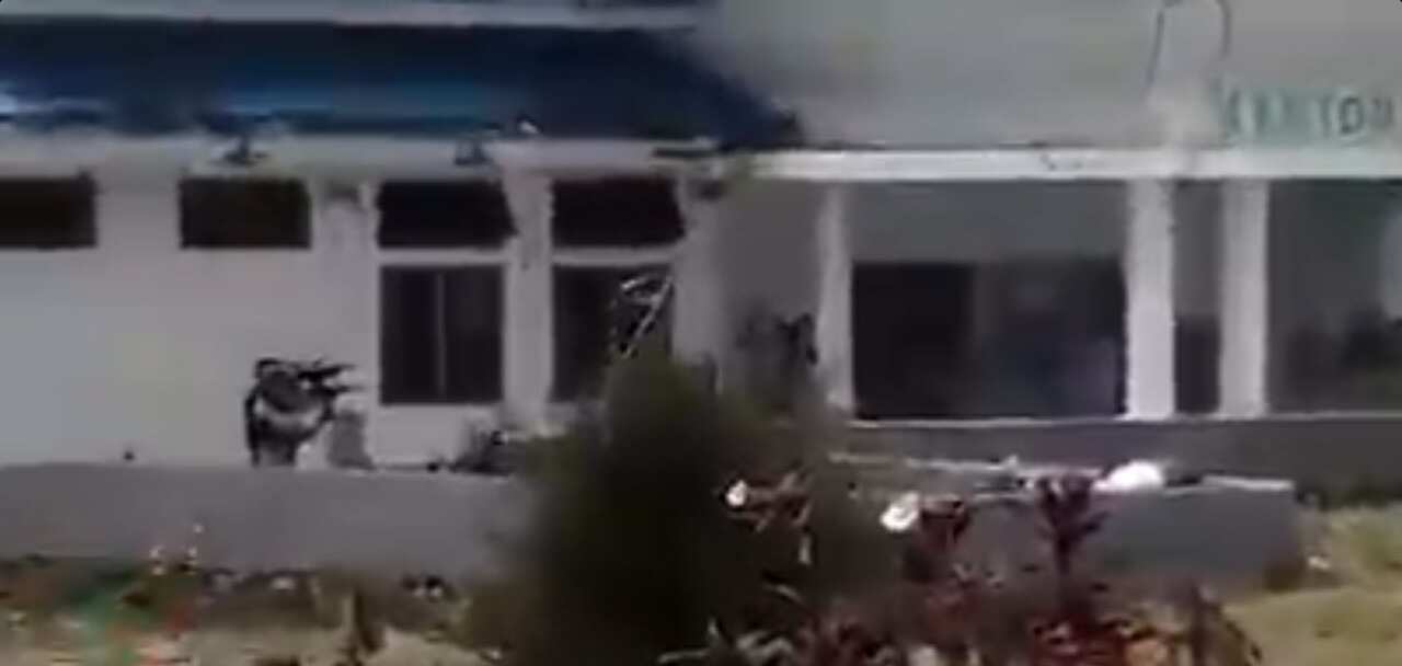 Video from Deiyai, West Papua appears to show Indonesian forces opening fire on Papuan protesters who have their hands over their head.