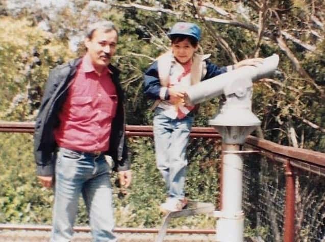 Zaahir Edries as a child