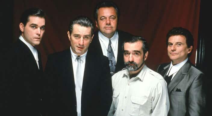 Goodfellas, Robert De Niro, Ray Liotta, Joe Pesci, Paul Sorvino, Martin Scorsese 