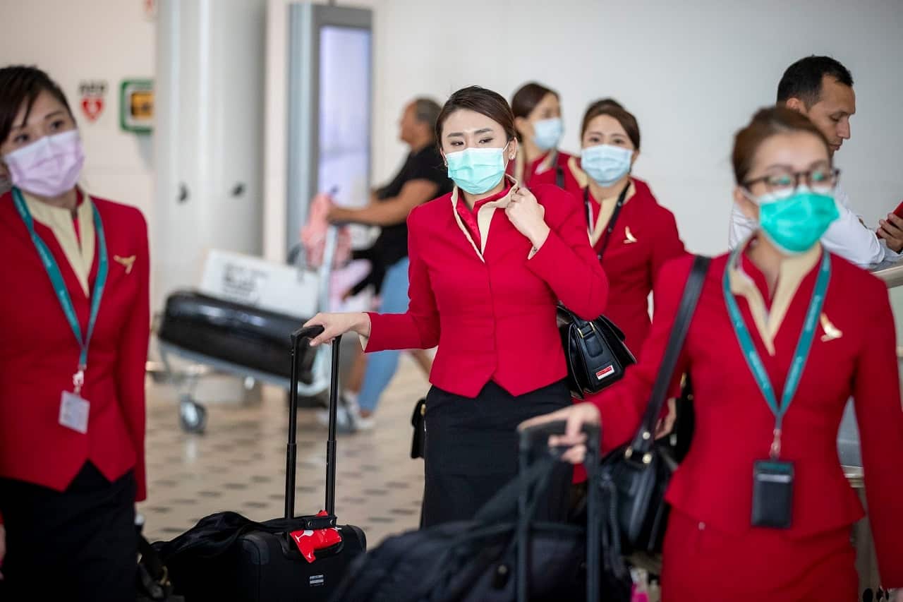 Brisbane International Airport earlier this week.