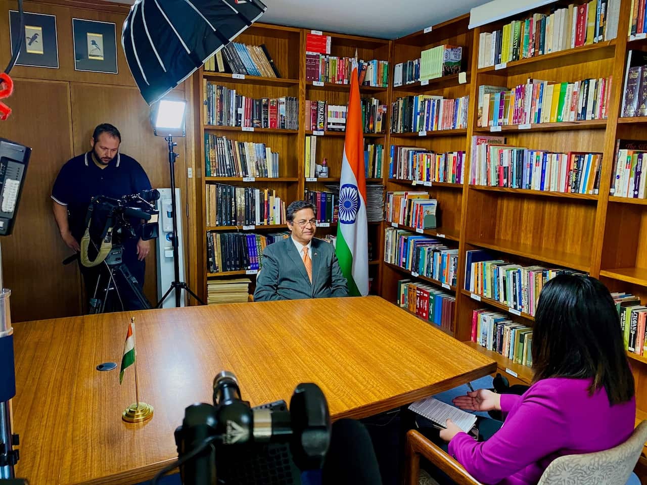 India's High Commissioner Manpreet Vohra speaks to SBS News