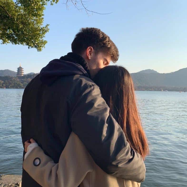 Marissa Ma和男朋友。