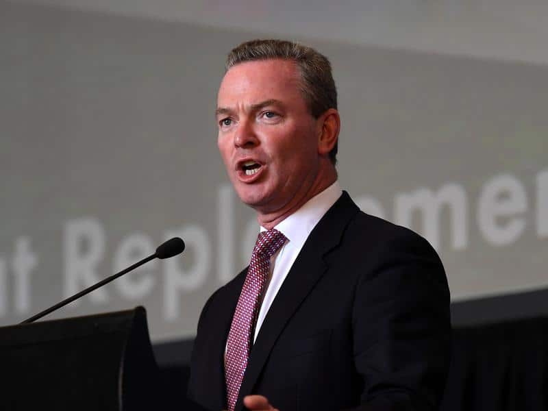 Defence Industries Minister Christopher Pyne
