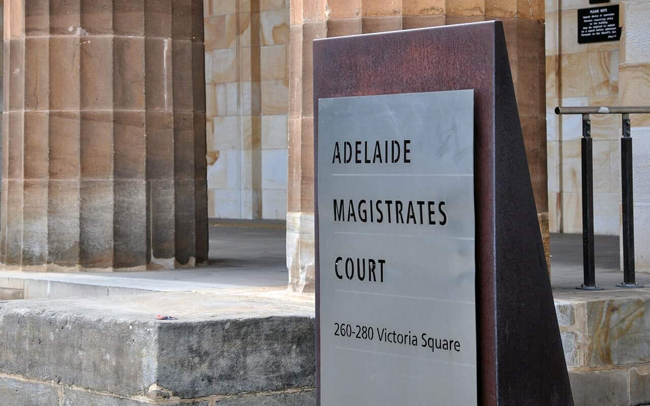 A generic view of the Adelaide Magistrates Court.