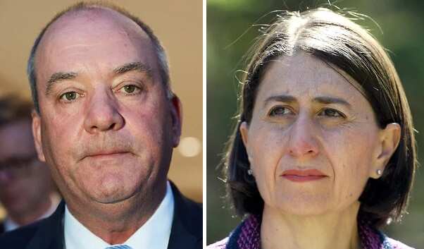 Former NSW premier Gladys Berejiklian (left) and former Wagga Wagga MP Daryl Maguire.