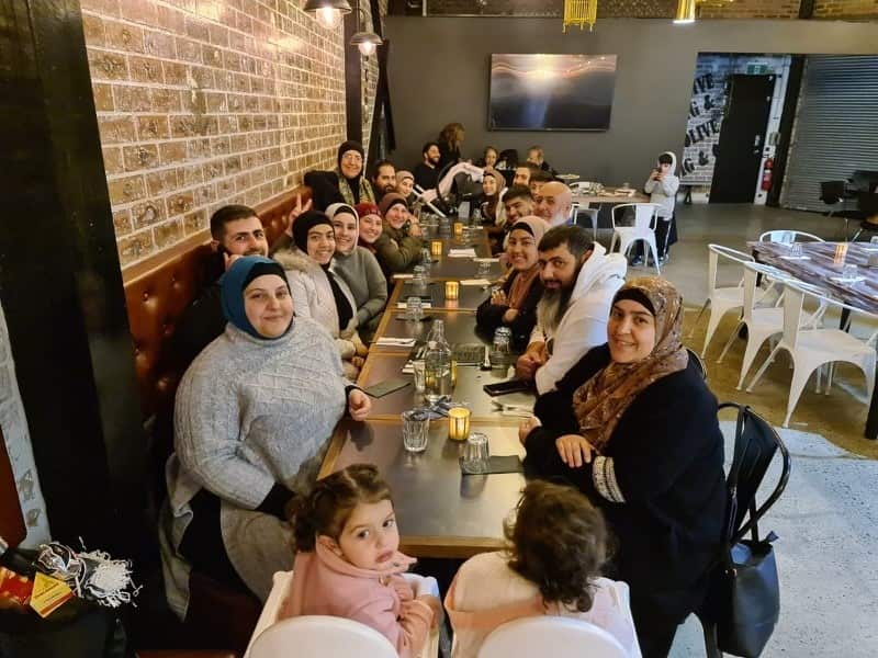 Ibtehaj Shahrouk with her family