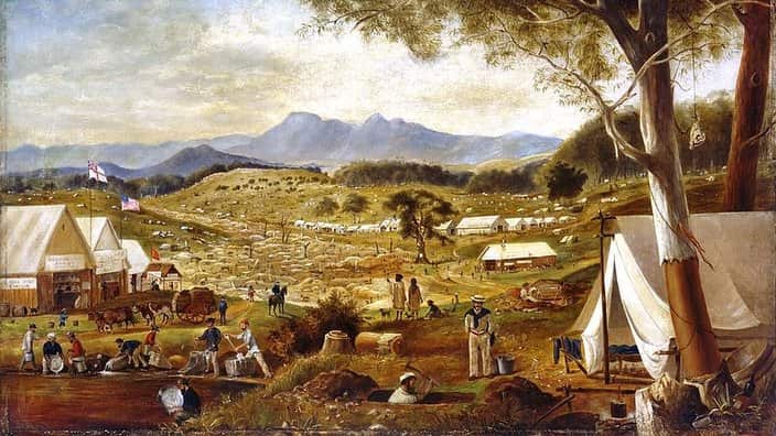Victorian goldrush of 1850's