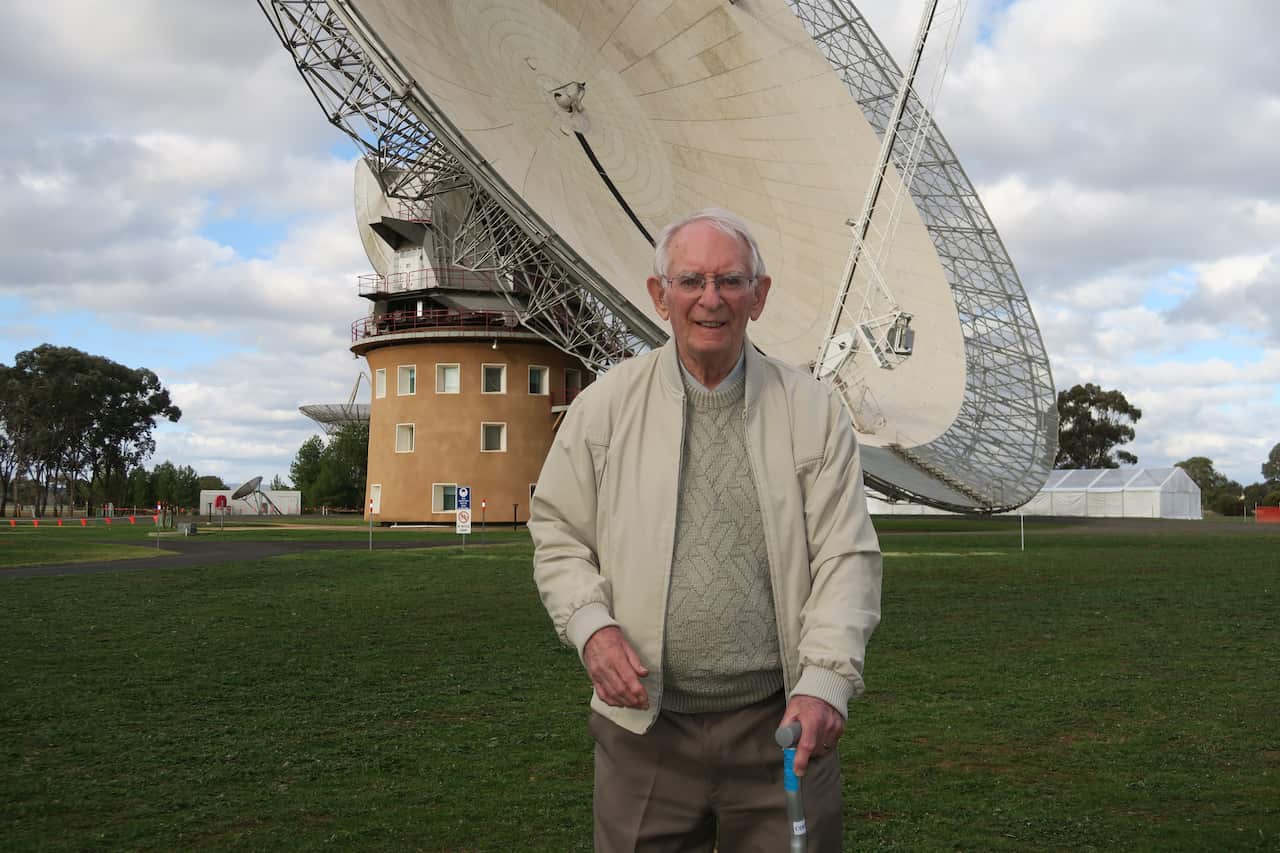 David Cooke was inside the Parkes telescope during the 1969 moon landing.