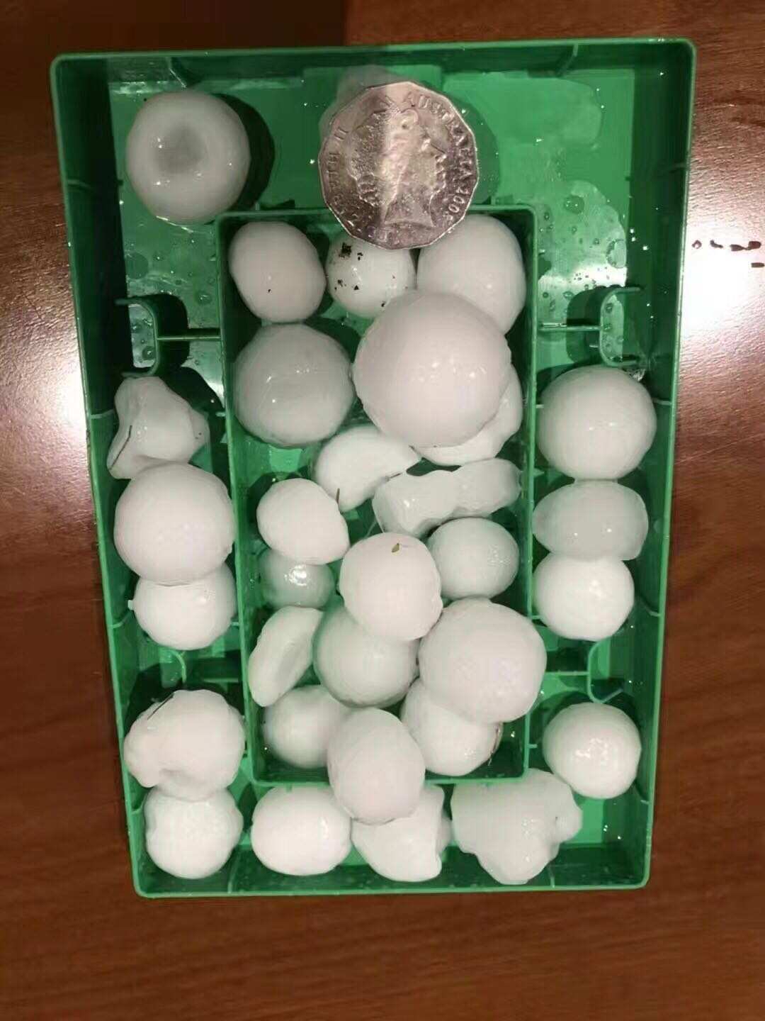Melbourne hail storm 19 Dec 2017