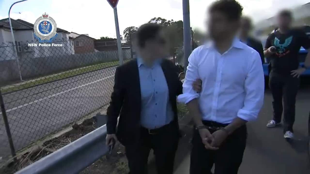 Arsalan Khawaja was arrested by police on Tuesday morning in Parramatta.