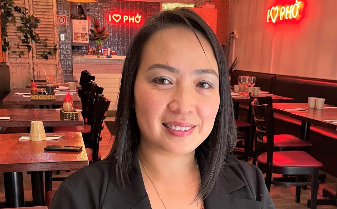 Emma Nguyen at her Sydney restaurant.