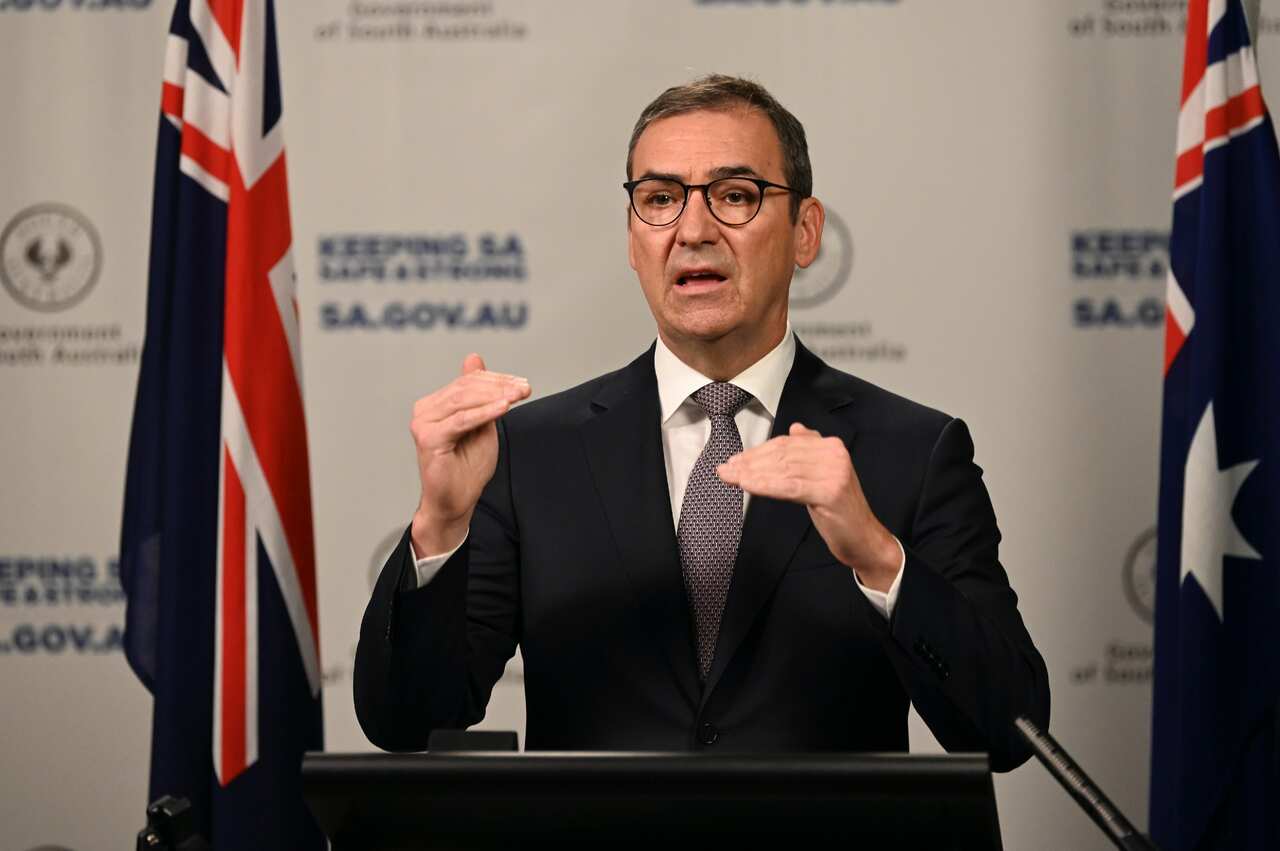 Premier Steven Marshall says the state's lockdown will end at midnight on Tuesday.