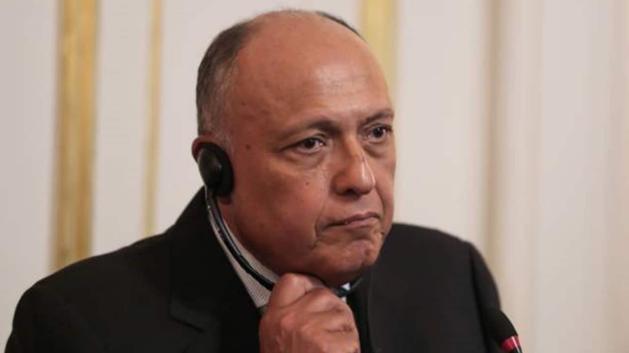 Egypt's Foreign Minister Sameh Shoukry.