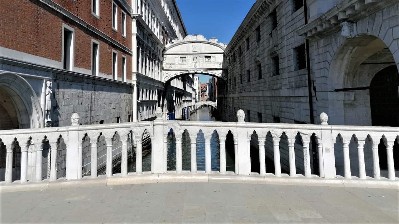 Bridge of Sighs in Venice