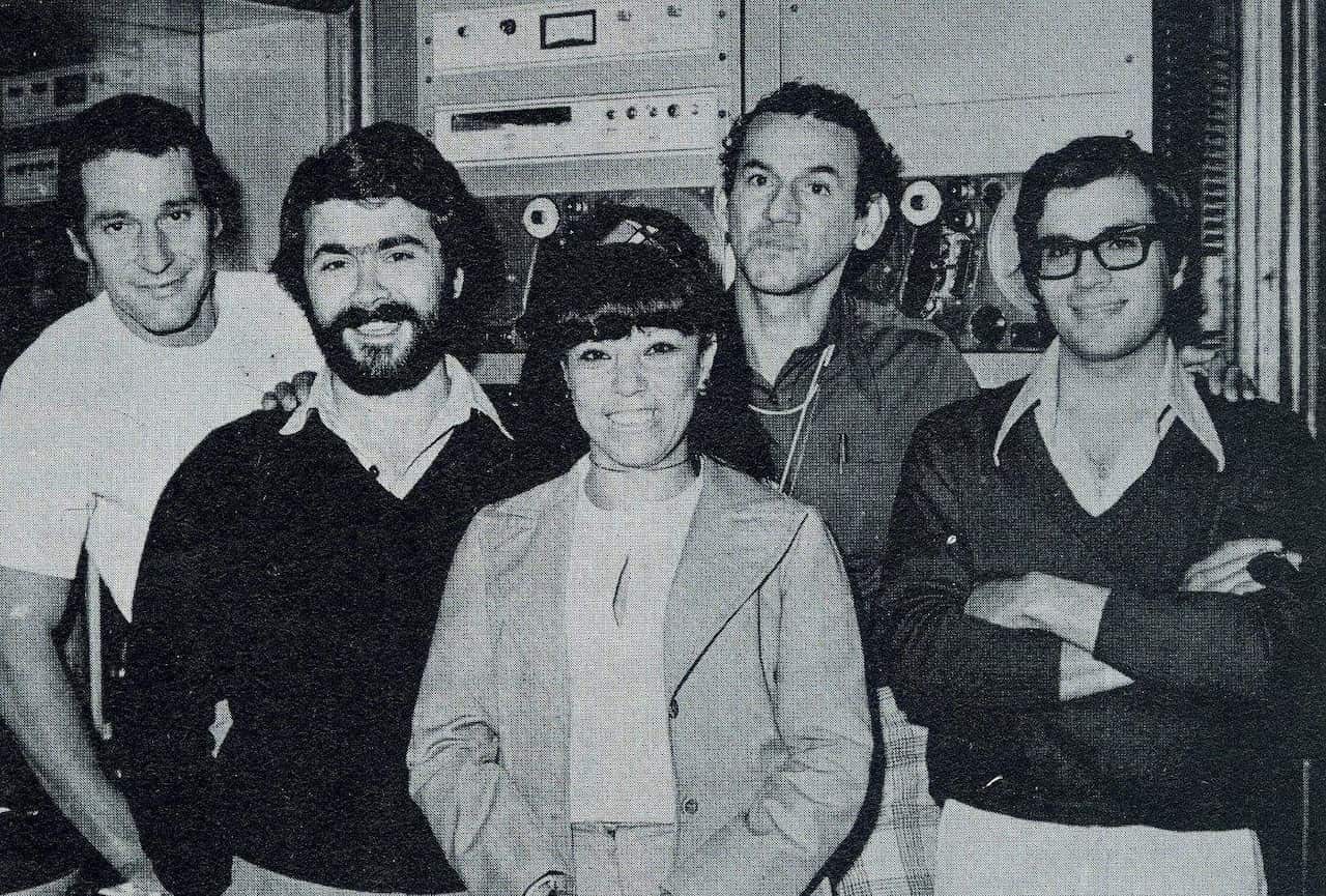 Equipo radial de SBS en los 70s