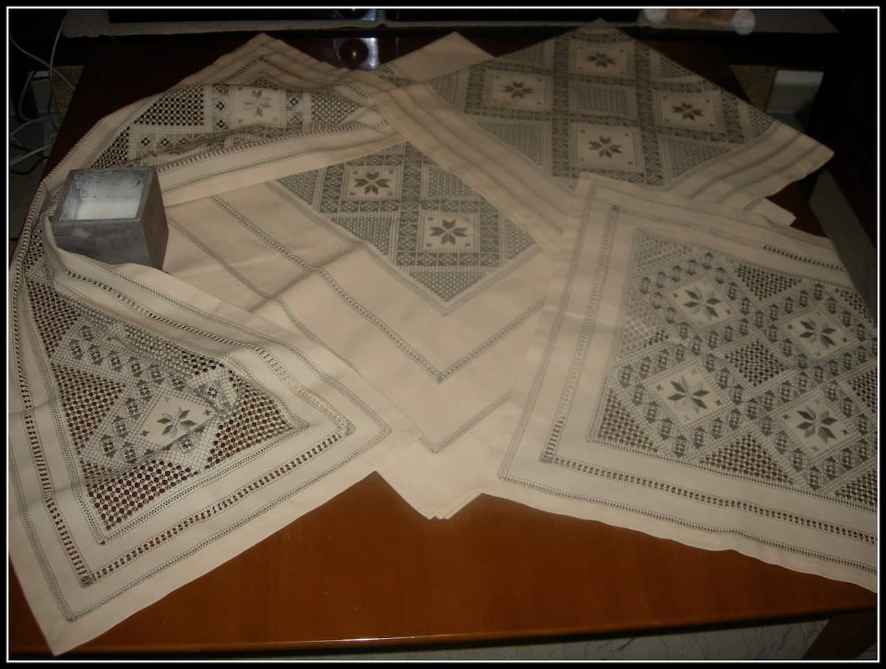 Hand made table cloths