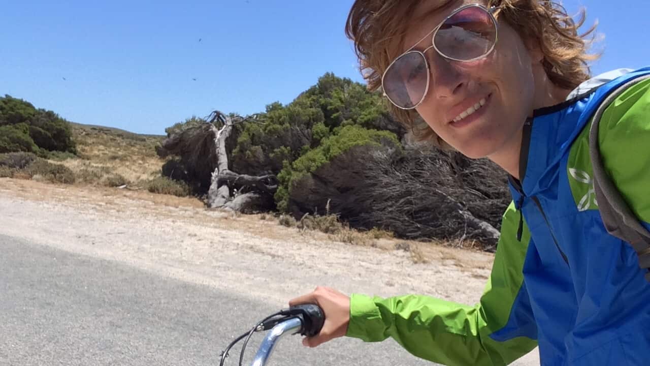 Eleonora Nascimben cycling in Australia