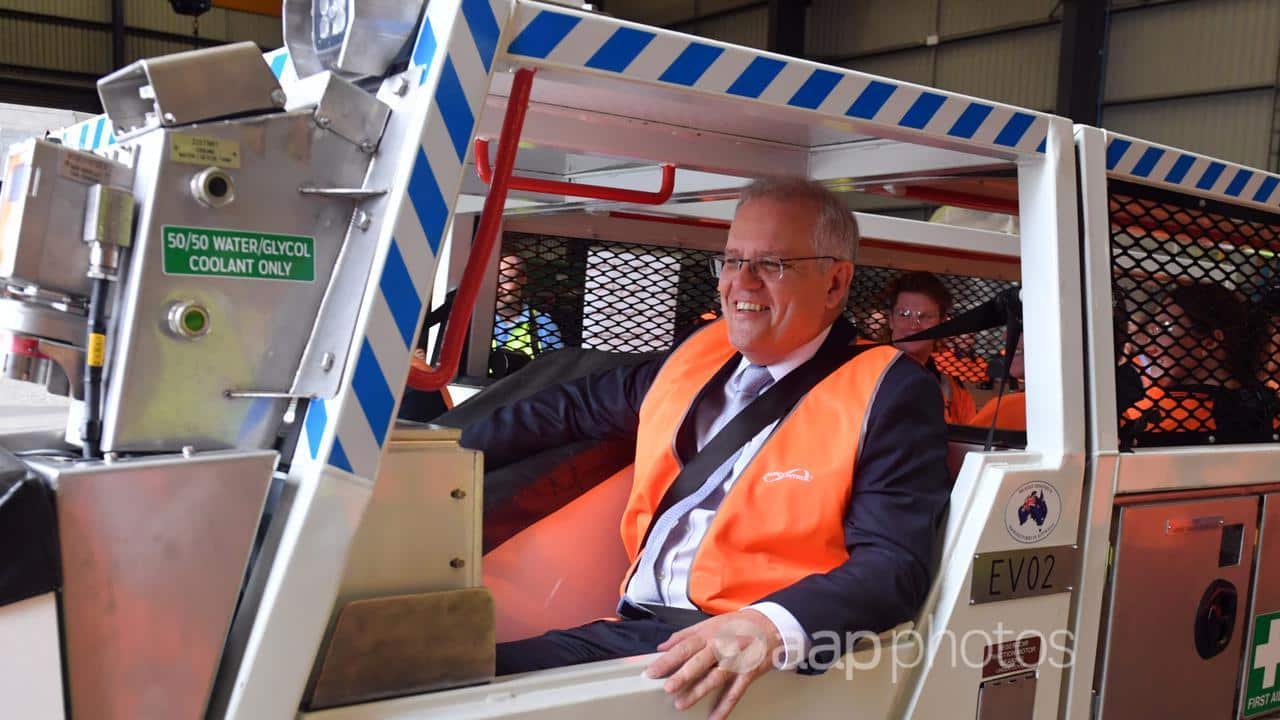Scott Morrison in the driver’s seat.   