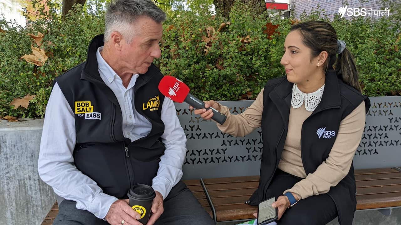 SBS Nepali at the 2022 Election Exchange program in Launceston, Tasmania.