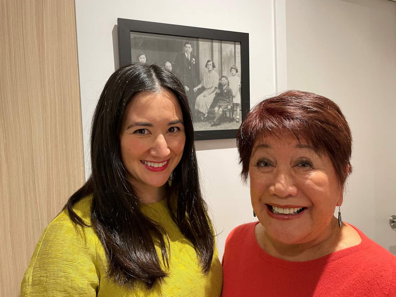 Elizabeth Chong and her granddaughter Tess Duddy.