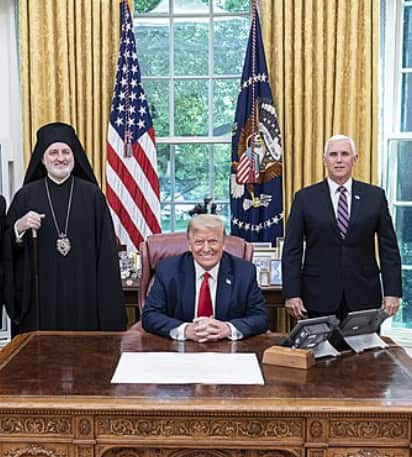 Trump, Pence and Elpidoforos