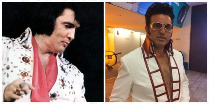 Elvis Presley and Vane "Elvis" Crngarov