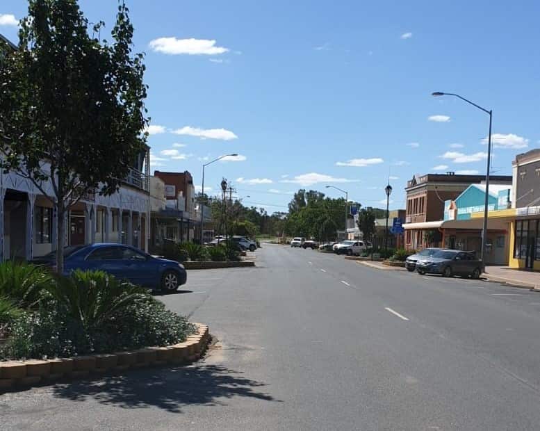 Empty streets of Coonamble