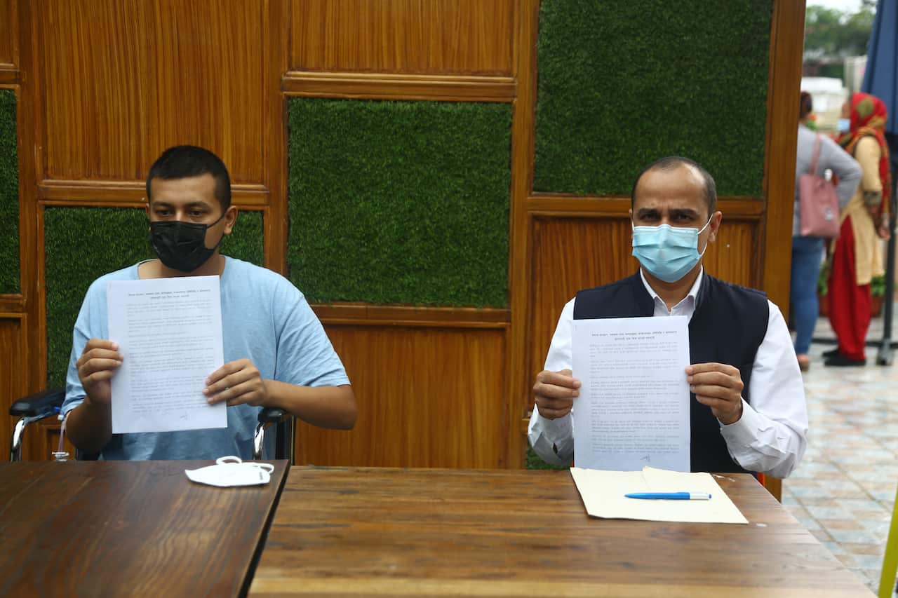 "Enough is Enough" protesters end their hunger strike in Nepal.