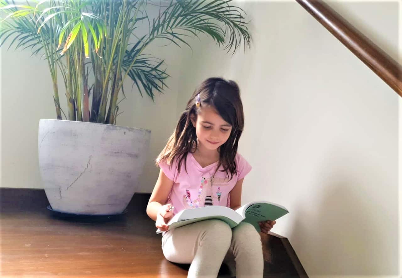 Greek language school student Ermioni. 