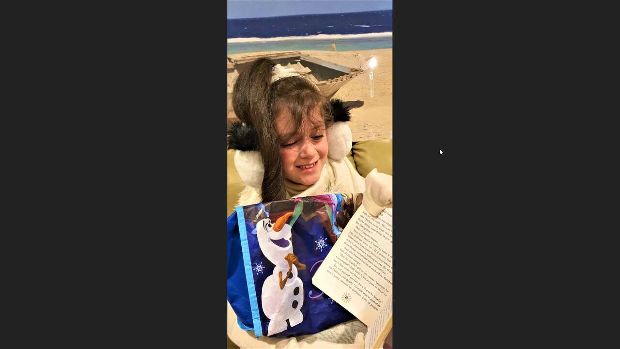 Greek language school student Erofili Marinou. 