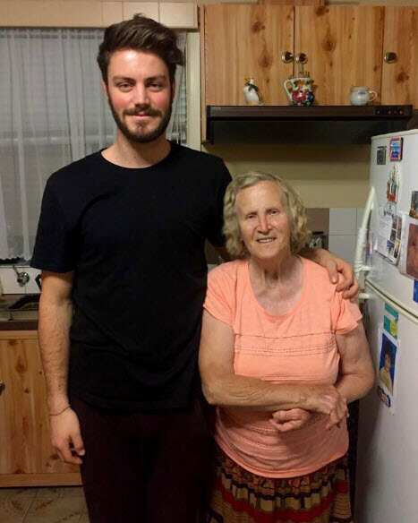 Errol con nonna Antonietta