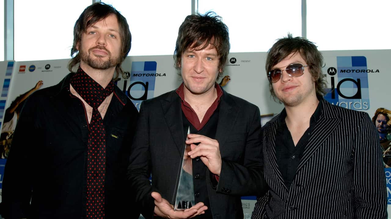 Eskimo Joe band members at the 2006 Aria Awards.