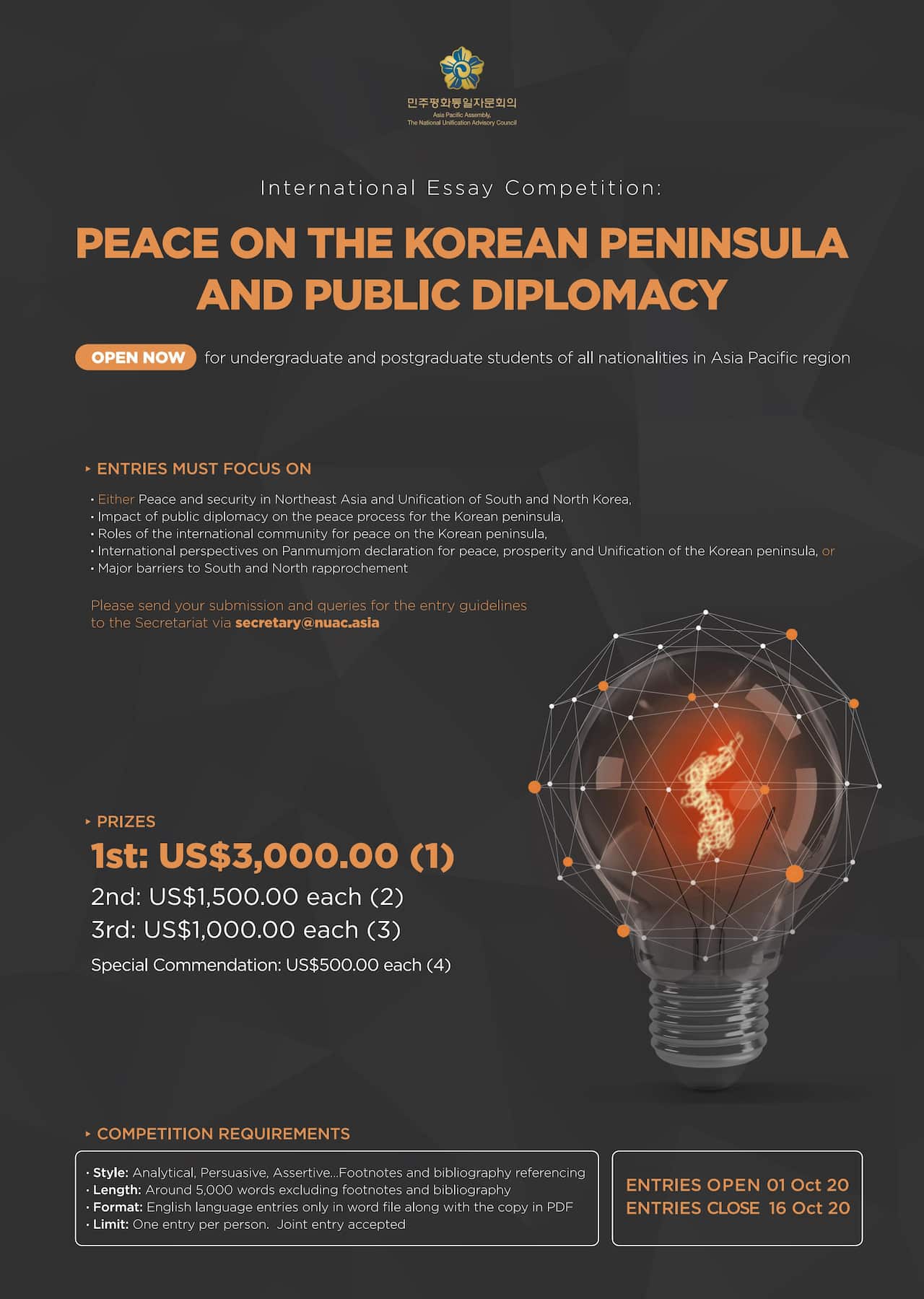 Poster of the International Essay Competition