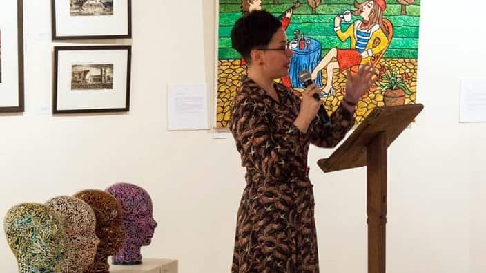 Esther Anatolitis, Executive Director of the National Association for the Visual Arts - NAVA. 