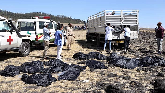 Ethiopian Airlines crash: 157 victims