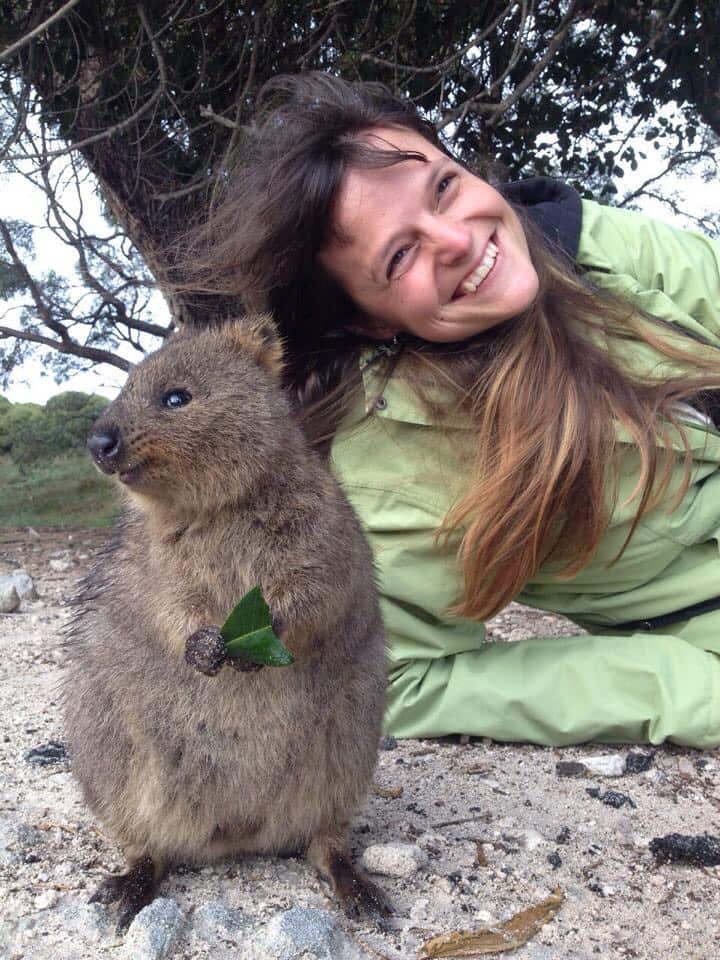 Eva Martinelli, enologa toscana, durante la sua esperienza in Australia