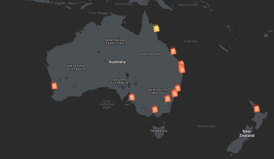 Event map