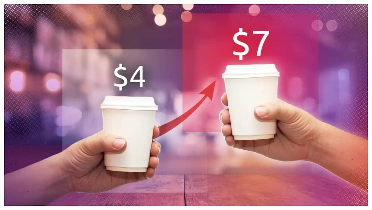 ผู้คนในออสเตรเลียบางส่วนจะต้องจ่ายถึง 7 ดอลลาร์สำหรับกาแฟธรรมดาๆ