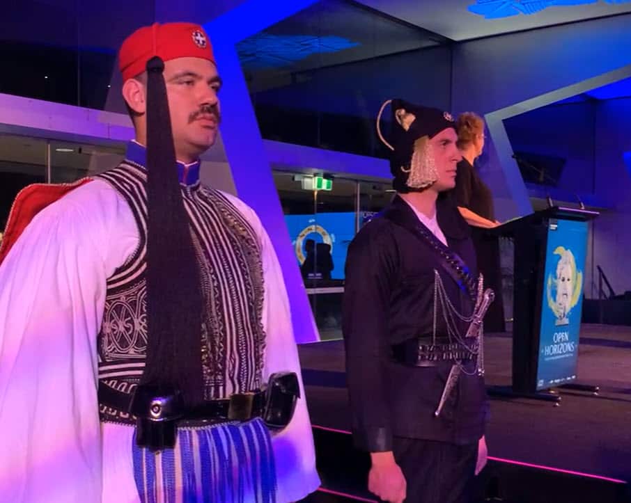 Greek Presidential Guards - Melbourne Museum April 2022